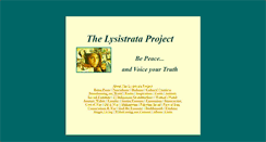 Desktop Screenshot of lysistrataproject.org