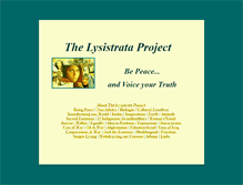 Tablet Screenshot of lysistrataproject.org